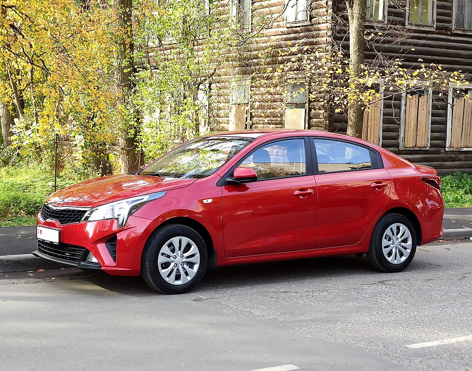 Фото модели Kia Rio; цвет и комплектация могут отличаться, это не автомобиль компании